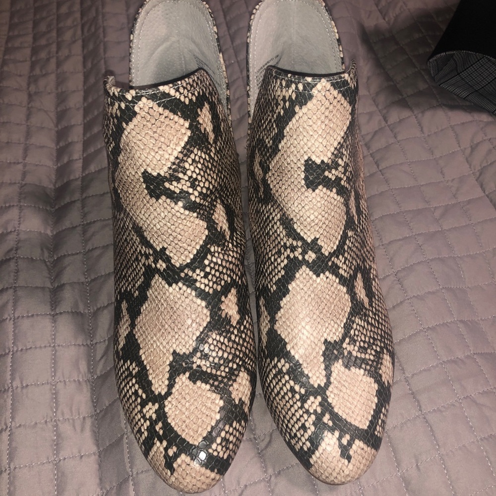 Snakeskin boots